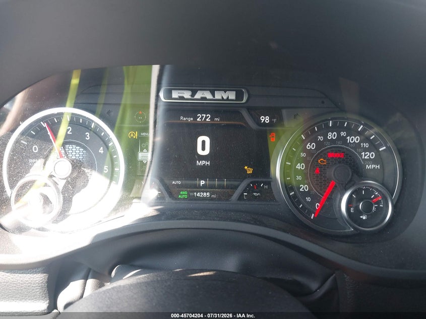 2026 Ram 1500 VIN 1C6SRFFT1TN209216 IAAI salvage auction — FRONT & REAR, Salvage Title, sold $26,500 on 2026-10-02 (photo 7)