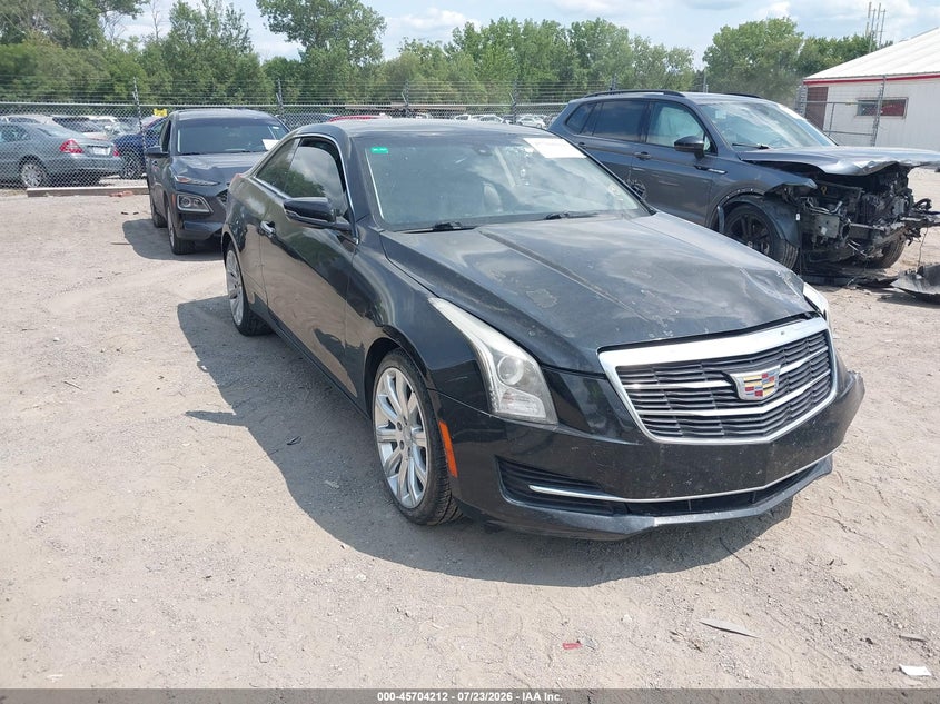 2017 Cadillac Ats VIN 1G6AA1RX2H0165084 IAAI salvage auction — LEFT FRONT, Salvage (Iowa), sold $1,400 on 2026-09-01 (photo 1)