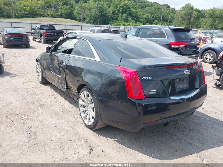 2017 Cadillac Ats VIN 1G6AA1RX2H0165084 IAAI salvage auction — LEFT FRONT, Salvage (Iowa), sold $1,400 on 2026-09-01 (photo 3)