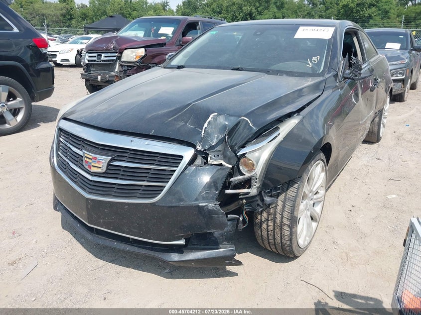 2017 Cadillac Ats VIN 1G6AA1RX2H0165084 IAAI salvage auction — LEFT FRONT, Salvage (Iowa), sold $1,400 on 2026-09-01 (photo 6)