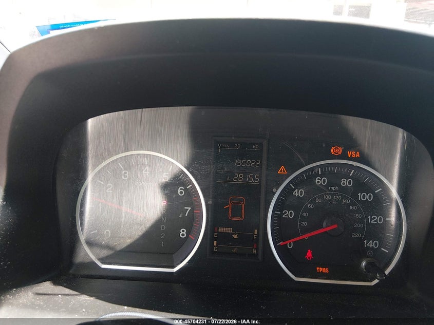 2007 Honda Cr-v VIN JHLRE383X7C035827 IAAI salvage auction — NORMAL WEAR, Original (Texas), sold $1,725 on 2026-08-01 (photo 7)