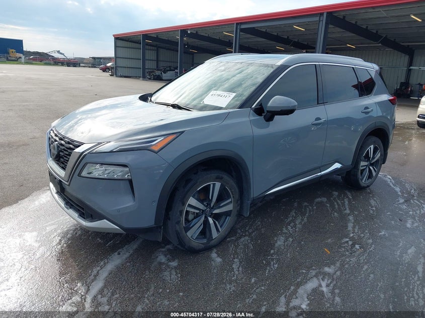 2023 Nissan Rogue VIN JN8BT3DD6PW303939 IAAI salvage auction — HAIL, Salvage (Nebraska), sold $12,600 on 2026-08-27 (photo 2)