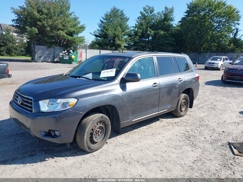 2008 Toyota Highlander VIN JTEDS43A082066387 IAAI salvage auction — NORMAL WEAR, Clear (Florida), sold $125 on 2026-07-28 (photo 2)