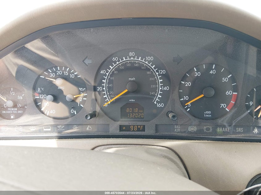 1998 Mercedes-benz Sl-klasse VIN WDBFA67FXWF164199 IAAI salvage auction — NORMAL WEAR, Clear (Arkansas), sold $875 on 2026-07-30 (photo 7)