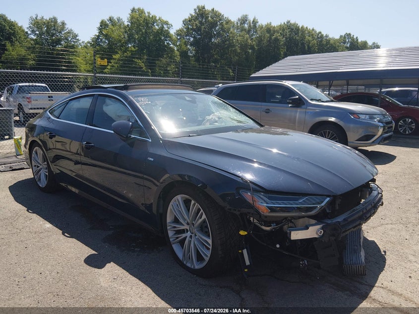 2019 Audi A7 VIN WAUV2AF29KN049067 IAAI salvage auction — FRONT END, Wait Title, sold $12,250 on 2026-08-29 (photo 1)