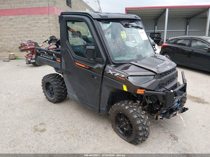 2024 Polaris Ranger VIN 4XARRU99XR8090902 IAAI salvage auction — FRONT END, Salvage Title, sold $3,350 on 2026-09-09 (photo 1)