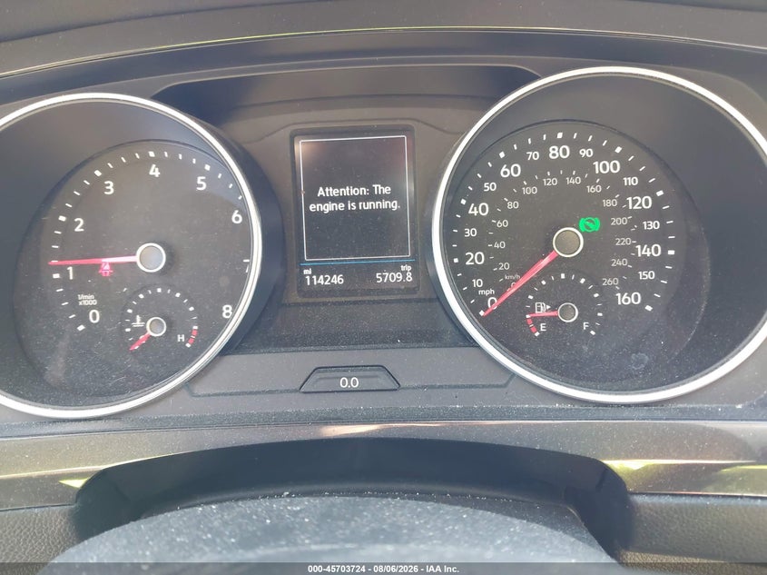 2018 Volkswagen Tiguan VIN 3VV0B7AX4JM126022 IAAI salvage auction — HAIL, Salvage Title, sold $3,250 on 2026-08-14 (photo 7)