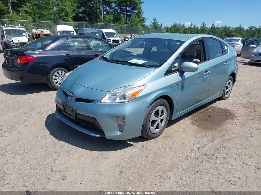 2014 Toyota Prius VIN JTDKN3DU1E1860595 IAAI salvage auction — NORMAL WEAR, Wait Title, sold $3,350 on 2026-07-31 (photo 2)