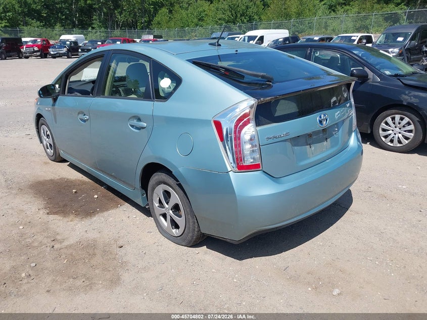 2014 Toyota Prius VIN JTDKN3DU1E1860595 IAAI salvage auction — NORMAL WEAR, Wait Title, sold $3,350 on 2026-07-31 (photo 3)
