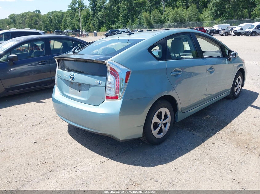 2014 Toyota Prius VIN JTDKN3DU1E1860595 IAAI salvage auction — NORMAL WEAR, Wait Title, sold $3,350 on 2026-07-31 (photo 4)