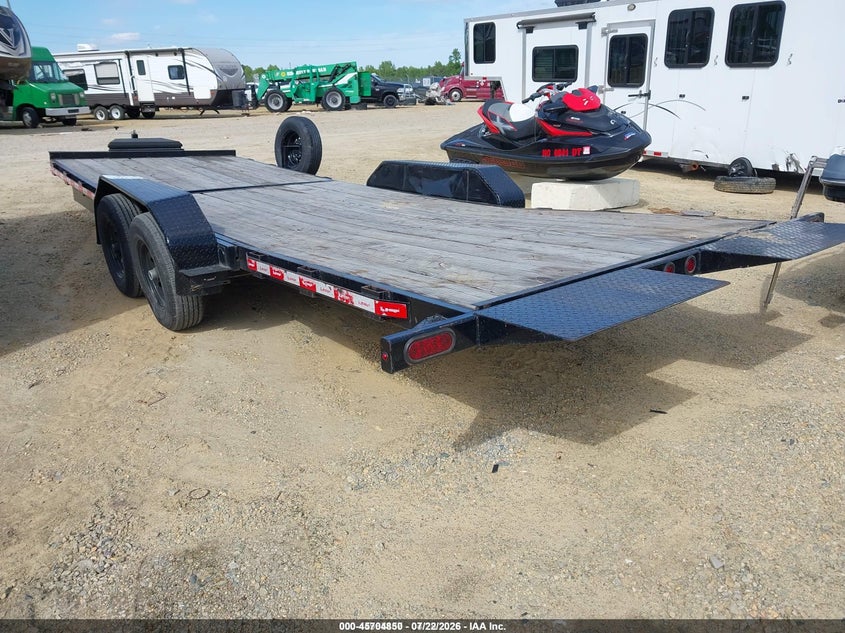 2024 Nolan Equipment open bed trailer VIN 7U4BE2228RD002864 IAAI salvage auction — SIDE, Salvage (North Carolina), sold $275 on 2026-07-29 (photo 3)