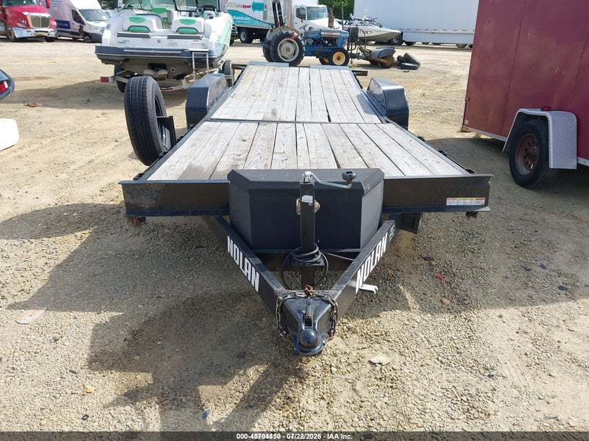 2024 Nolan Equipment open bed trailer VIN 7U4BE2228RD002864 IAAI salvage auction — SIDE, Salvage (North Carolina), sold $275 on 2026-07-29 (photo 6)