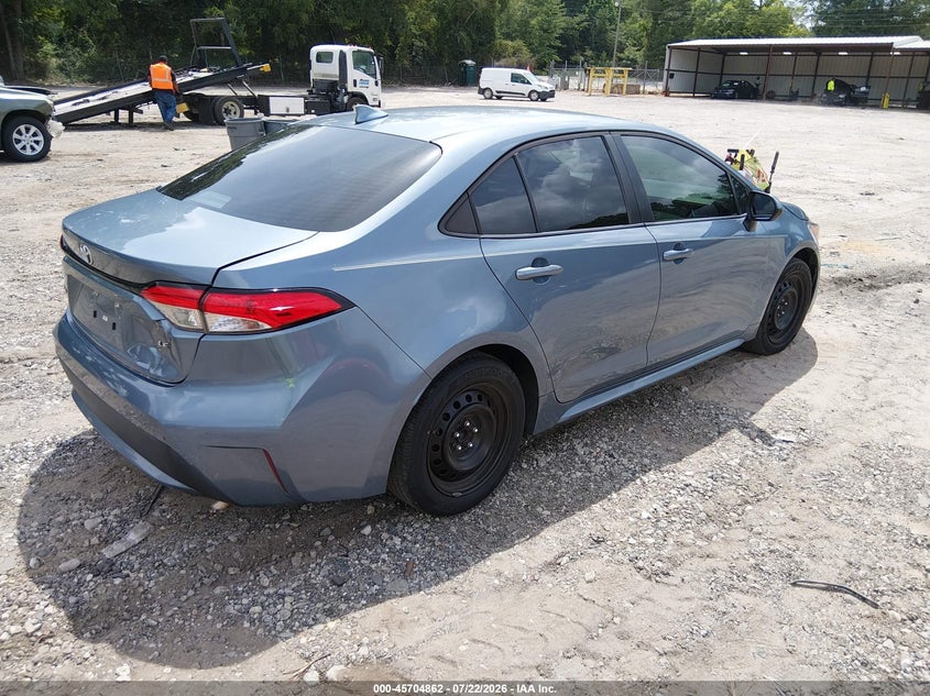 2020 Toyota Corolla VIN 5YFEPRAE4LP133029 IAAI salvage auction — REAR END, Salvage Title, sold $4,550 on 2026-07-31 (photo 4)