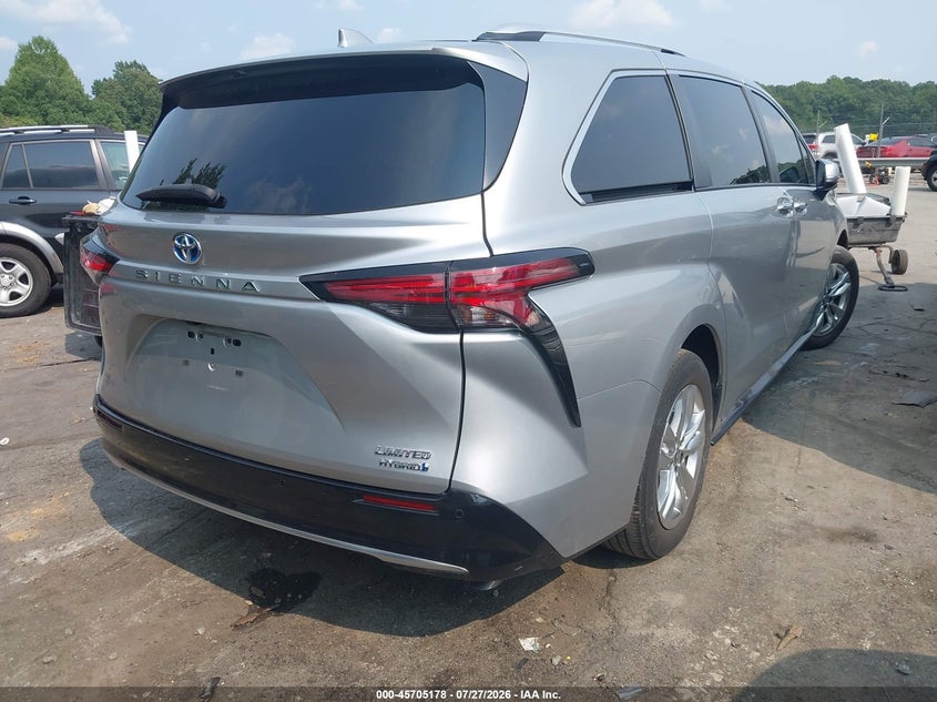 2023 Toyota Sienna VIN 5TDZRKEC1PS176798 IAAI salvage auction — LEFT SIDE, Salvage Title, sold $15,250 on 2026-08-21 (photo 4)