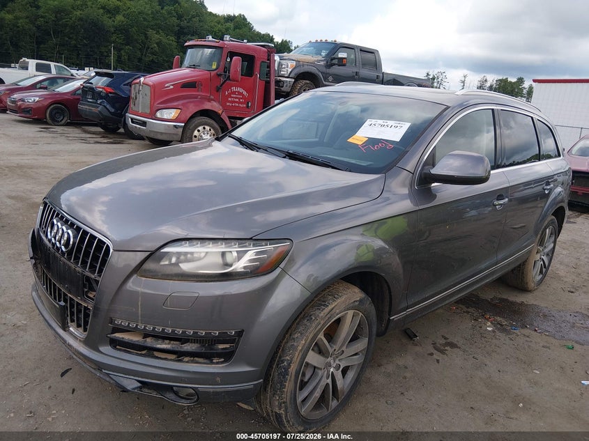 2012 Audi Q7 VIN WA1LMAFE9CD001732 IAAI salvage auction — Flood, Non-Repairable, sold $500 on 2026-10-15 (photo 2)