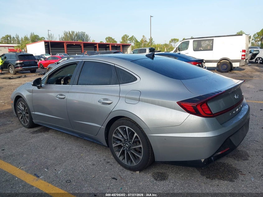 2020 Hyundai Sonata VIN 5NPEH4J20LH034825 IAAI salvage auction — FRONT END, Rebuildable (Florida), sold $6,000 on 2026-08-20 (photo 3)