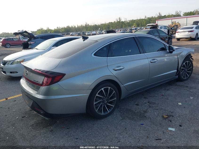 2020 Hyundai Sonata VIN 5NPEH4J20LH034825 IAAI salvage auction — FRONT END, Rebuildable (Florida), sold $6,000 on 2026-08-20 (photo 4)