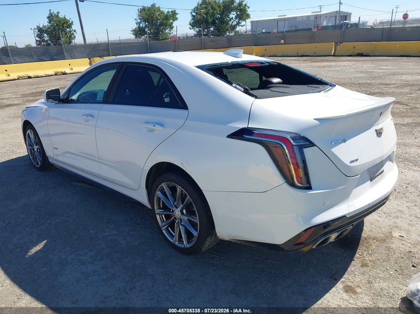 2021 Cadillac Ct4 VIN 1G6DH5RL7M0135196 IAAI salvage auction — FRONT & REAR, Wait Title, sold $3,900 on 2026-08-24 (photo 3)