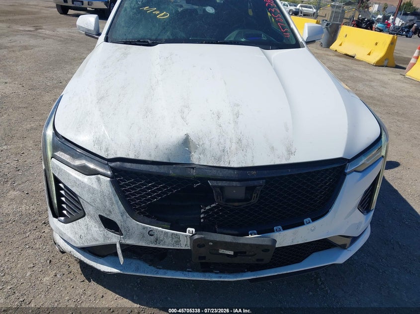 2021 Cadillac Ct4 VIN 1G6DH5RL7M0135196 IAAI salvage auction — FRONT & REAR, Wait Title, sold $3,900 on 2026-08-24 (photo 6)