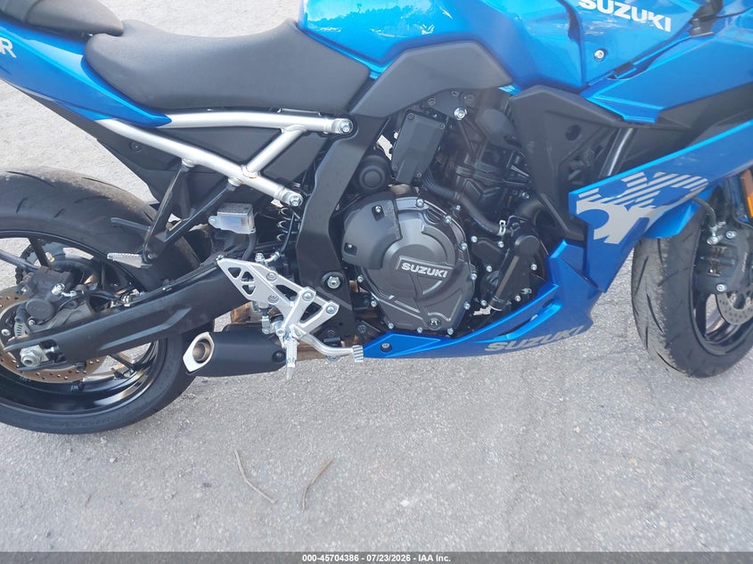 2026 Suzuki Gsx VIN JS1EM13B4T7100654 IAAI salvage auction — SIDE, Certificate Of Destruction (Florida), sold $25 on 2026-10-08 (photo 8)