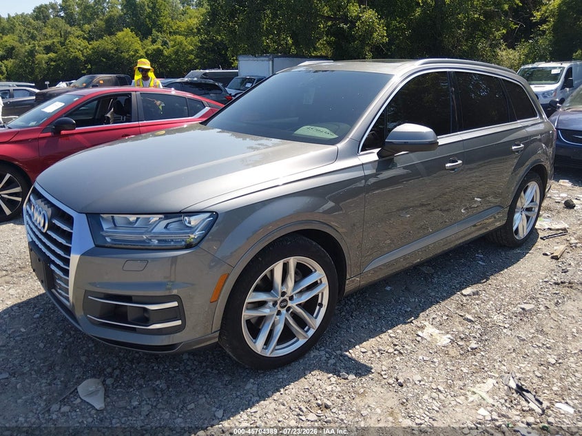 2017 Audi Q7 VIN WA1VAAF7XHD005783 IAAI salvage auction — STORM DAMAGE, Salvage Title, sold $8,150 on 2026-08-27 (photo 2)