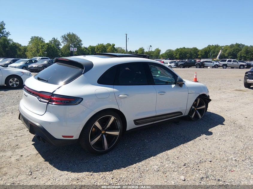 2024 Porsche Macan VIN WP1AA2A54RLB08221 IAAI salvage auction — FRONT & REAR, Salvage (Idaho), sold $9,900 on 2026-08-12 (photo 4)