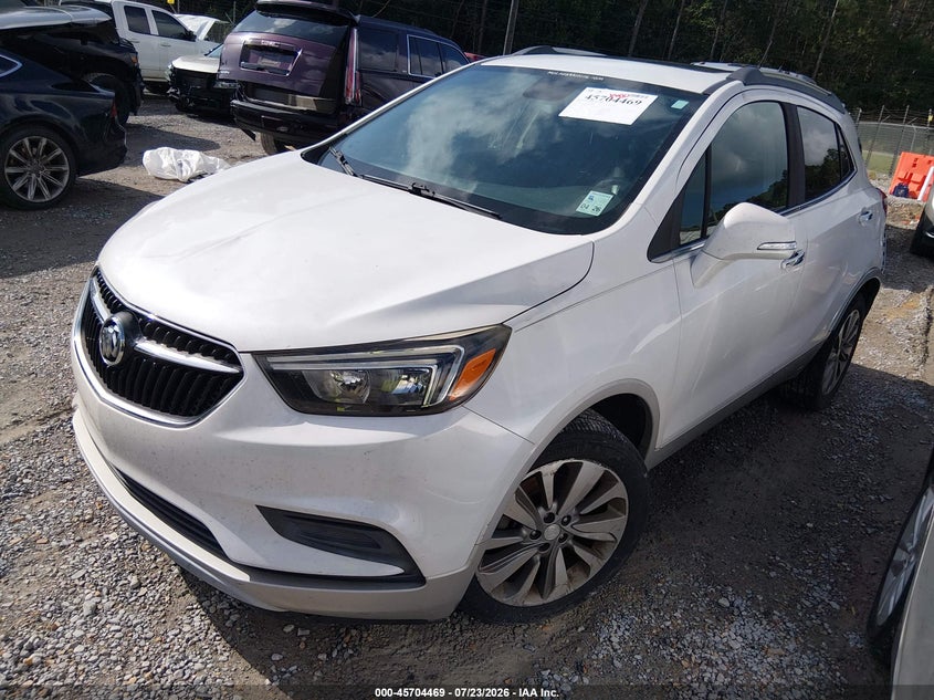 2019 Buick Encore VIN KL4CJASB5KB707739 IAAI salvage auction — FRONT END, Clear (Louisiana), sold $950 on 2026-07-31 (photo 2)