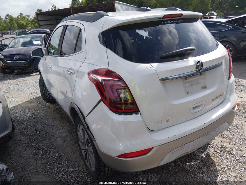 2019 Buick Encore VIN KL4CJASB5KB707739 IAAI salvage auction — FRONT END, Clear (Louisiana), sold $950 on 2026-07-31 (photo 3)