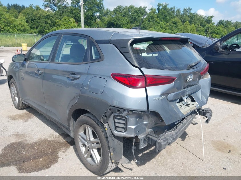 2021 Hyundai Kona VIN KM8K12AA1MU664052 IAAI salvage auction — REAR END, Salvage (Louisiana), sold $2,600 on 2026-08-02 (photo 3)