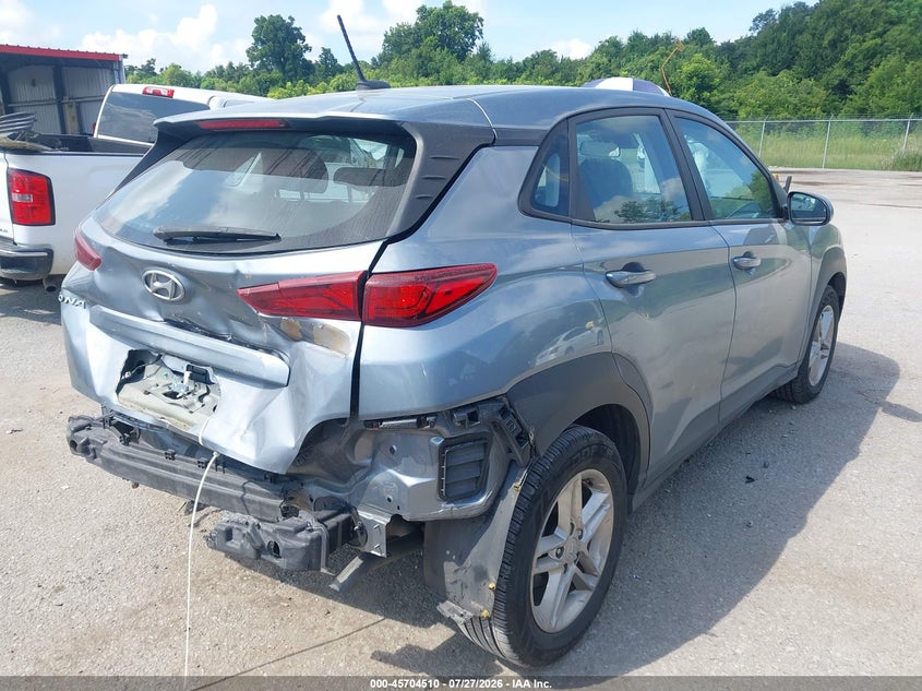 2021 Hyundai Kona VIN KM8K12AA1MU664052 IAAI salvage auction — REAR END, Salvage (Louisiana), sold $2,600 on 2026-08-02 (photo 4)
