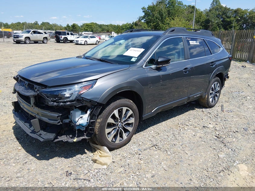 2024 Subaru Outback VIN 4S4BTANC2R3301160 IAAI salvage auction — FRONT & REAR, Salvage Title, sold $11,100 on 2026-07-31 (photo 2)