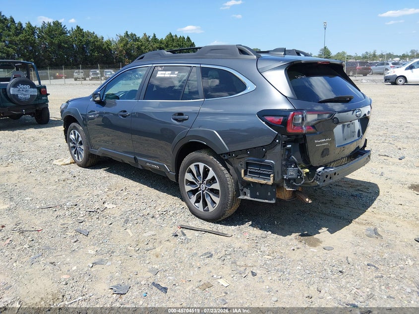 2024 Subaru Outback VIN 4S4BTANC2R3301160 IAAI salvage auction — FRONT & REAR, Salvage Title, sold $11,100 on 2026-07-31 (photo 3)