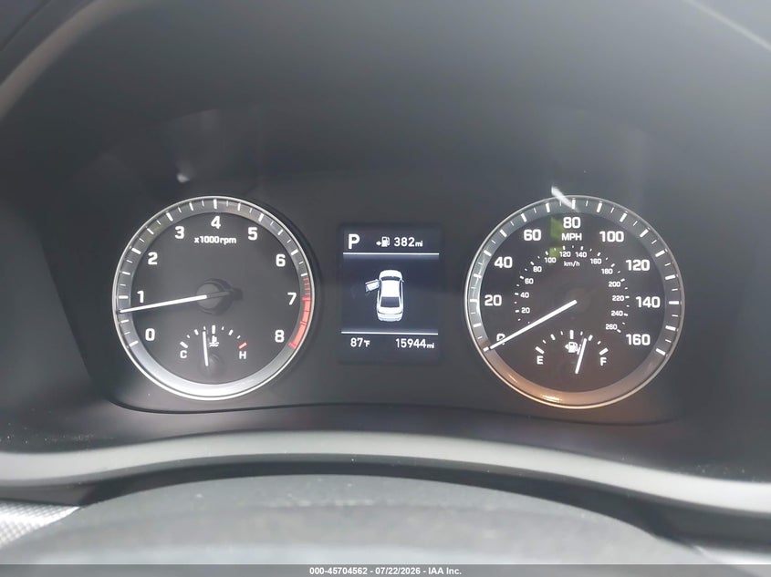 2019 Hyundai Sonata VIN 5NPE24AA7KH802761 IAAI salvage auction — NORMAL WEAR, Sf97 (Virginia), sold $13,100 on 2026-08-19 (photo 7)