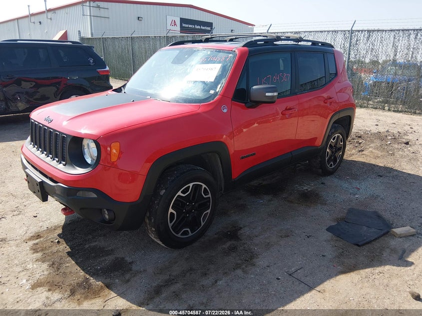 2017 Jeep Renegade VIN ZACCJBCBXHPG28138 IAAI salvage auction — NORMAL WEAR, Clear (Kansas), sold $1,400 on 2026-08-07 (photo 2)