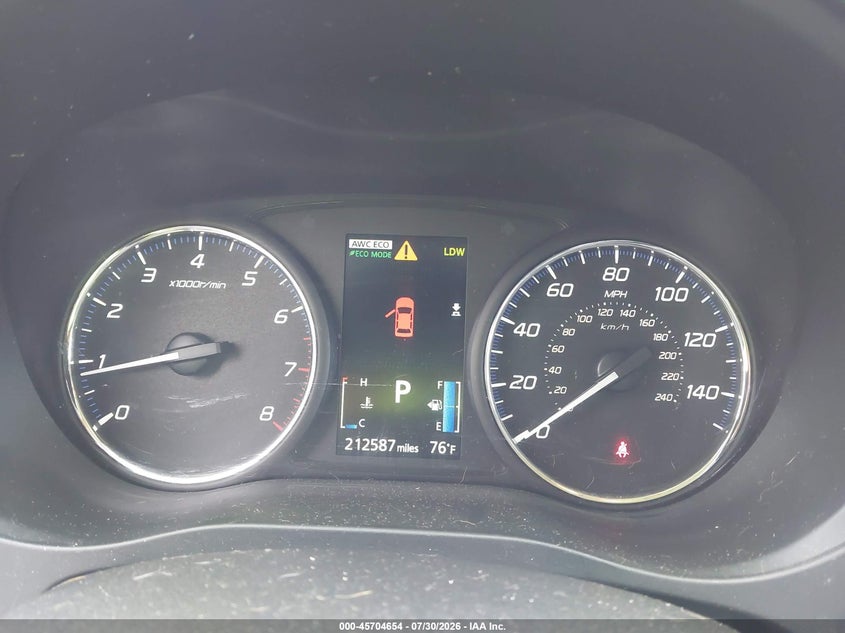 2015 Mitsubishi Outlander VIN JA4JZ4AXXFZ012538 IAAI salvage auction — FRONT END, Salvage Title, sold $825 on 2026-09-01 (photo 7)