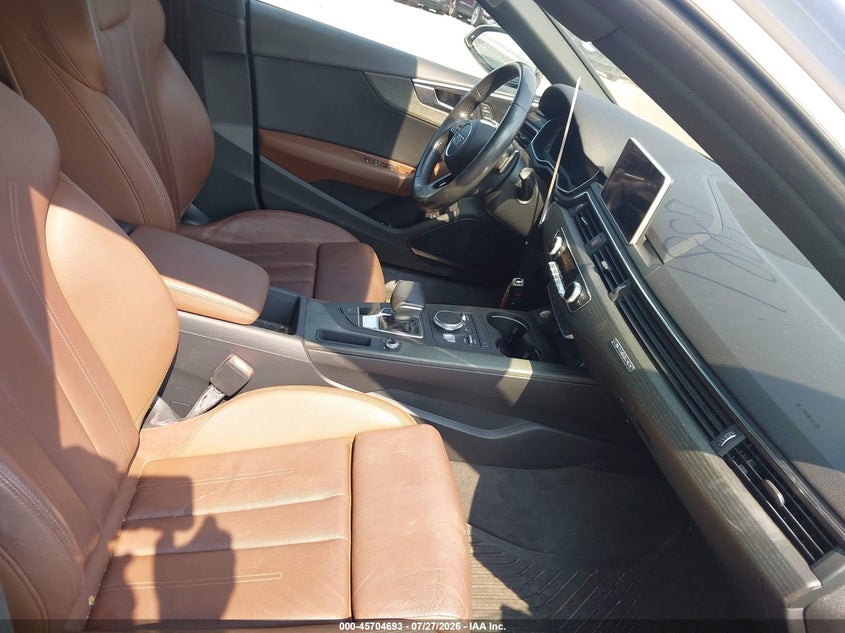 2018 Audi A5 VIN WAUENCF5XJA060484 IAAI salvage auction — RIGHT FRONT, Rebuildable (Florida), sold $7,600 on 2026-08-21 (photo 5)