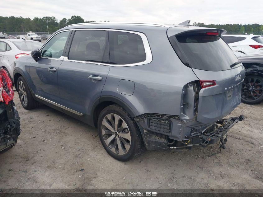 2022 Kia Telluride VIN 5XYP34HC4NG254551 IAAI salvage auction — REAR END, Salvage (Georgia), sold $1,100 on 2026-07-24 (photo 3)