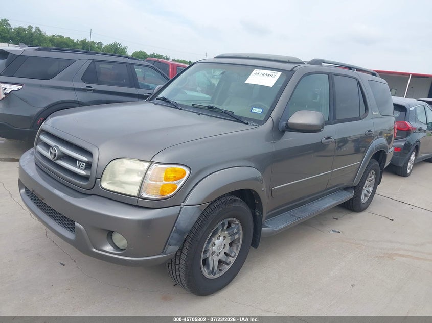 2003 Toyota Sequoia VIN 5TDZT38A13S201596 IAAI salvage auction — NORMAL WEAR, Original (Texas), sold $25 on 2026-07-31 (photo 2)