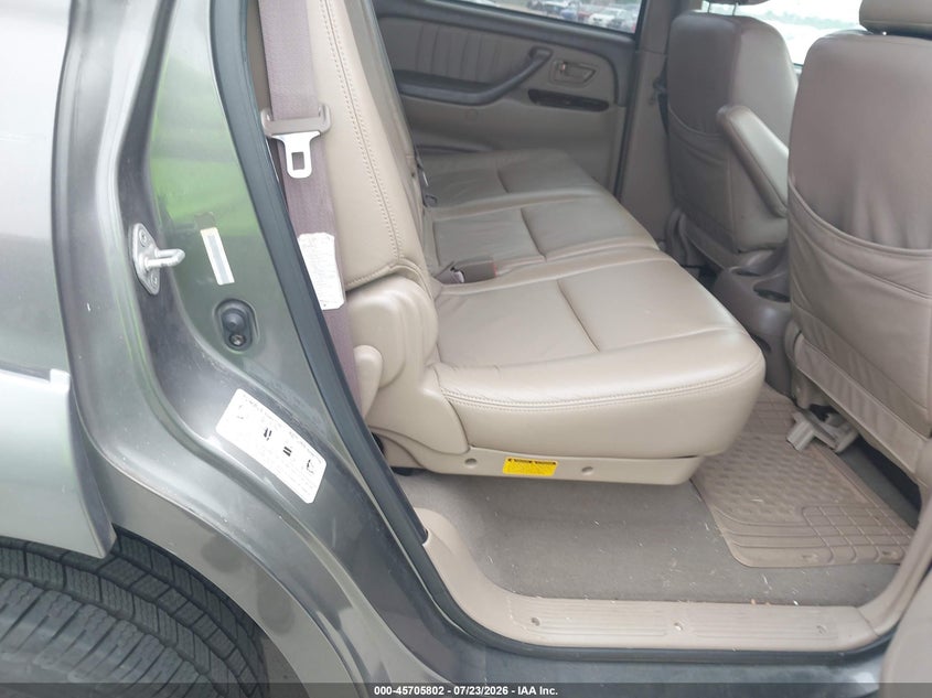 2003 Toyota Sequoia VIN 5TDZT38A13S201596 IAAI salvage auction — NORMAL WEAR, Original (Texas), sold $25 on 2026-07-31 (photo 8)