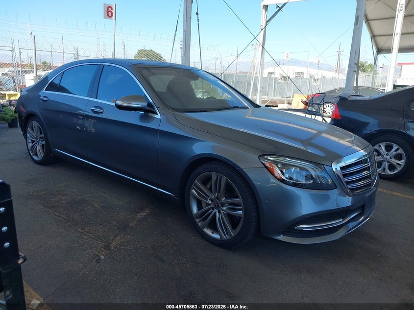 2019 Mercedes-benz S-klasse VIN WDDUG6GB1KA422918 IAAI salvage auction — REAR END, Salvage Title, sold $15,100 on 2026-08-12 (photo 1)