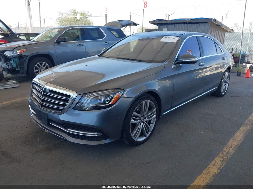 2019 Mercedes-benz S-klasse VIN WDDUG6GB1KA422918 IAAI salvage auction — REAR END, Salvage Title, sold $15,100 on 2026-08-12 (photo 2)