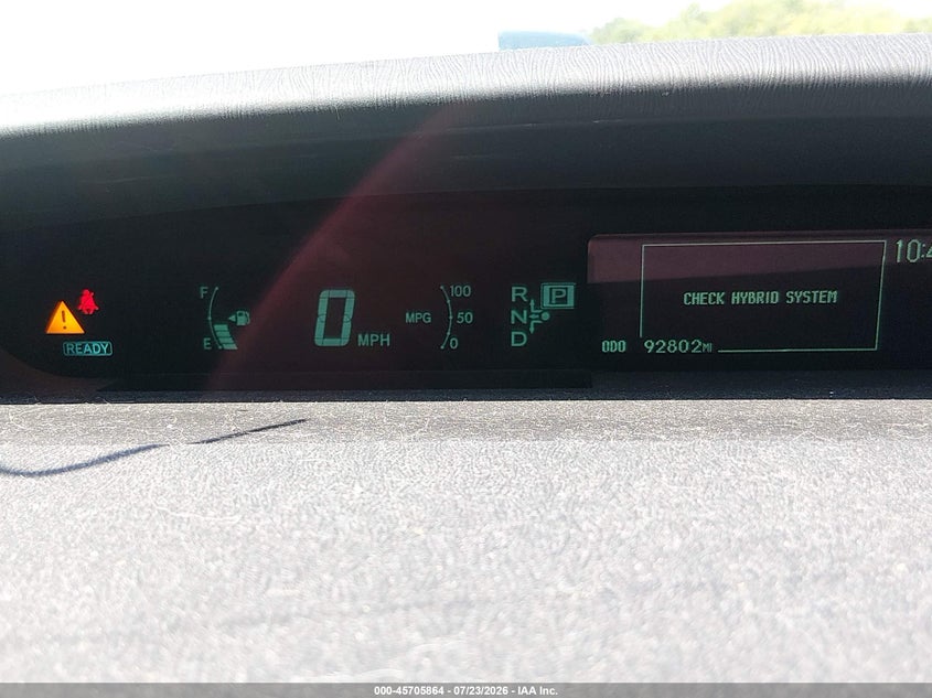 2010 Toyota Prius VIN JTDKN3DU9A0141420 IAAI salvage auction — NORMAL WEAR, Clear (New Jersey), sold $1,550 on 2026-07-28 (photo 7)