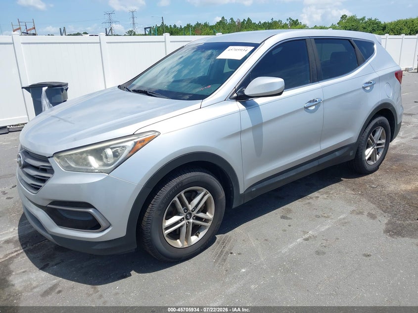 2017 Hyundai Santa fe VIN 5XYZT3LB8HG385035 IAAI salvage auction — NORMAL WEAR, Clear (Florida), sold $3,050 on 2026-07-29 (photo 2)
