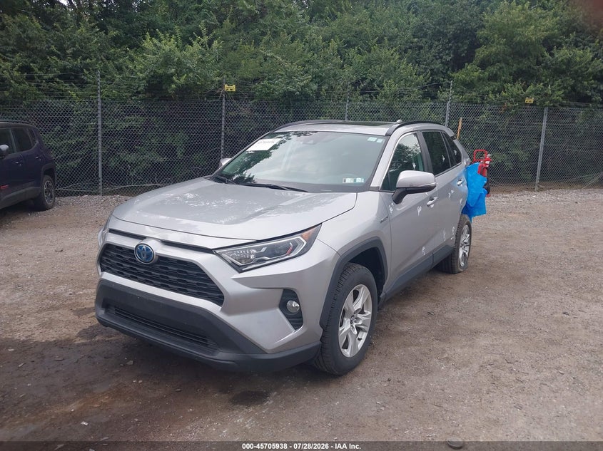 2020 Toyota Rav 4 VIN 2T3RWRFV7LW091782 IAAI salvage auction — UNKNOWN, Salvage (Pennsylvania), sold $11,500 on 2026-08-01 (photo 2)