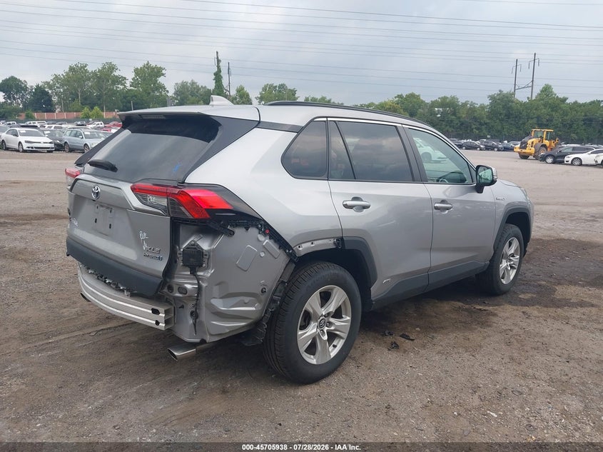 2020 Toyota Rav 4 VIN 2T3RWRFV7LW091782 IAAI salvage auction — UNKNOWN, Salvage (Pennsylvania), sold $11,500 on 2026-08-01 (photo 4)