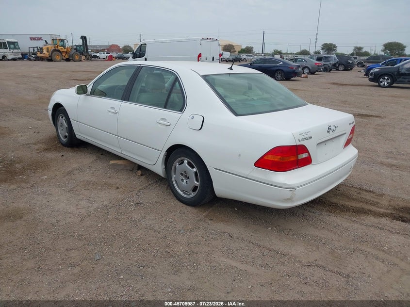 2002 Lexus Ls 430 VIN JTHBN30F220061917 IAAI salvage auction — UNKNOWN, Original (Texas), sold $25 on 2026-07-29 (photo 3)