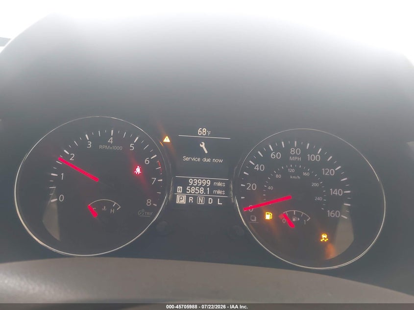2015 Nissan Rogue VIN JN8AS5MV5FW751638 IAAI salvage auction — REAR END, Salvage (Kentucky), sold $25 on 2026-07-29 (photo 7)