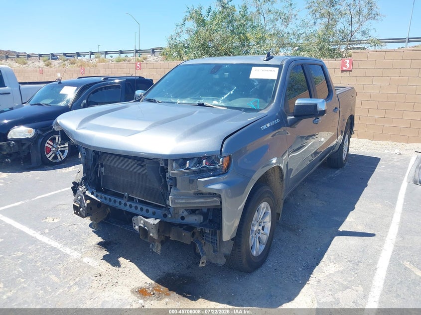 2019 Chevrolet Silverado VIN 1GCPWCED3KZ409103 IAAI salvage auction — FRONT END, Wait Title, sold $5,800 on 2026-08-29 (photo 2)