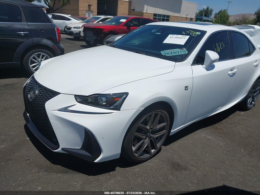 2019 Lexus Is VIN JTHBA1D24K5100498 IAAI salvage auction — REAR END, Wait Title, sold $8,500 on 2026-09-11 (photo 2)