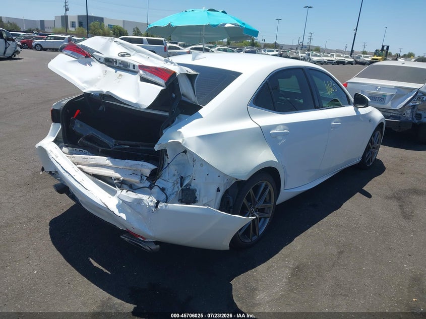 2019 Lexus Is VIN JTHBA1D24K5100498 IAAI salvage auction — REAR END, Wait Title, sold $8,500 on 2026-09-11 (photo 4)